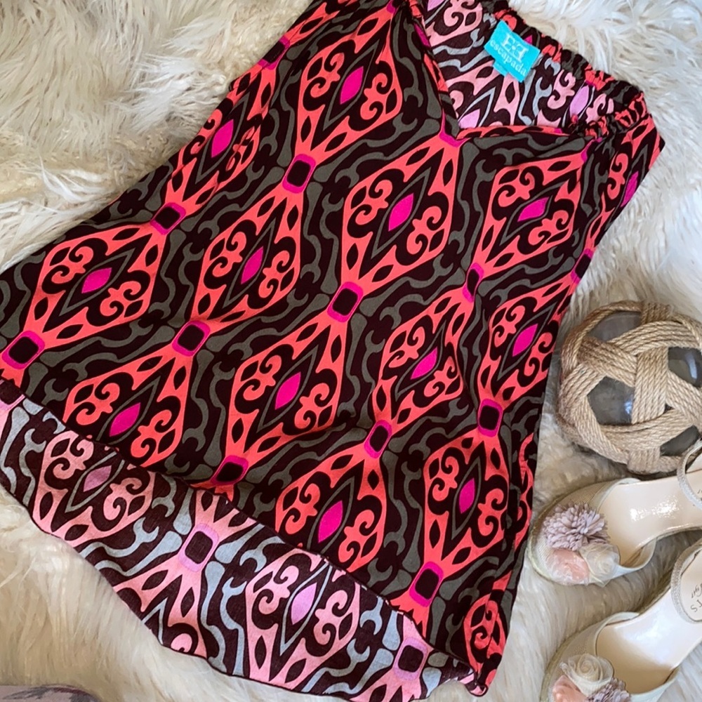 Escapada Tank Top with Smocked Neckline